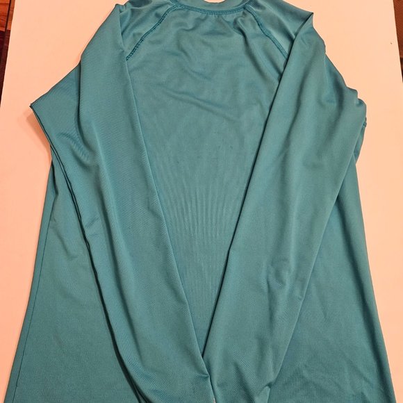Nike long-sleeved teal top medium - Picture 4 of 6